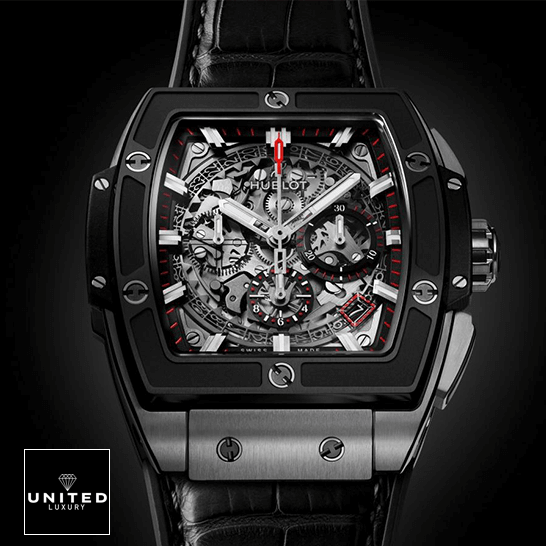 Hublot Spirit Of Big Bang 45 Titanium Ceramic Replica black background