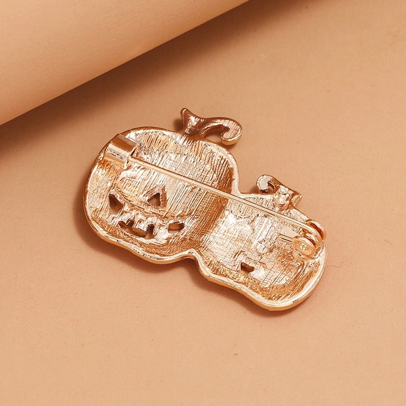 Fashion Pin Pumpkin Alloy Stoving Varnish No Inlaid Women’S Brooches