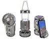Solar Powered Lantern w/ Fan - Rechargeable Camping Flashlight Lamp w/ Battery Backup - Portable, Adjustable, Collapsible, Solar Charging Station - Rechargeable Fan With Light - Copper Regular
