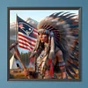 Indians nfl new england patriots-round drill diamond painting-40*40cm