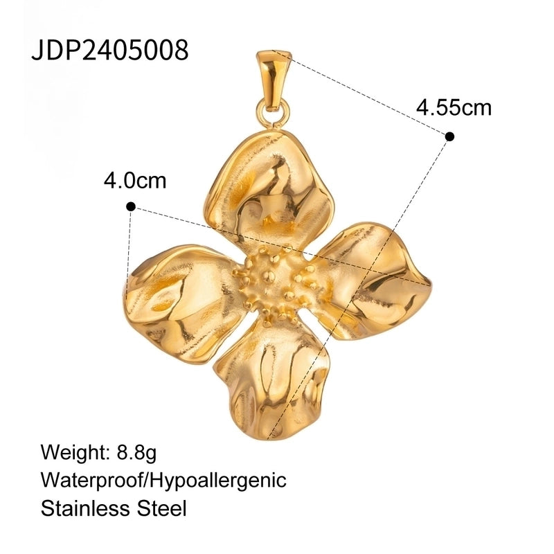 1 Piece 304 Stainless Steel Cross Heart Shape Jewelry Accessories Pendant