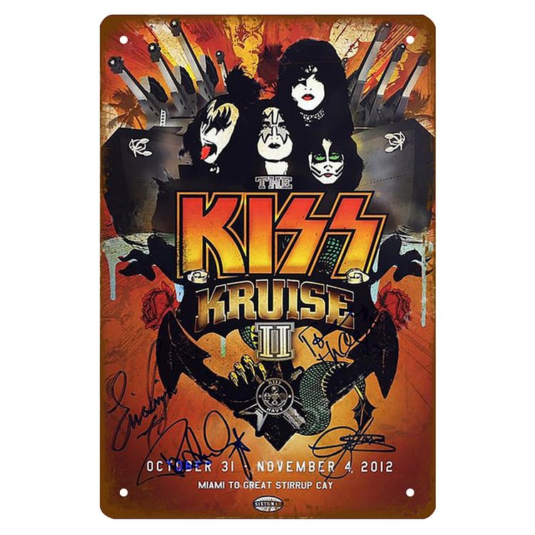 Kiss Band - Vintage Tin Signs/Wooden Signs 8*12Inch/12*16Inch
