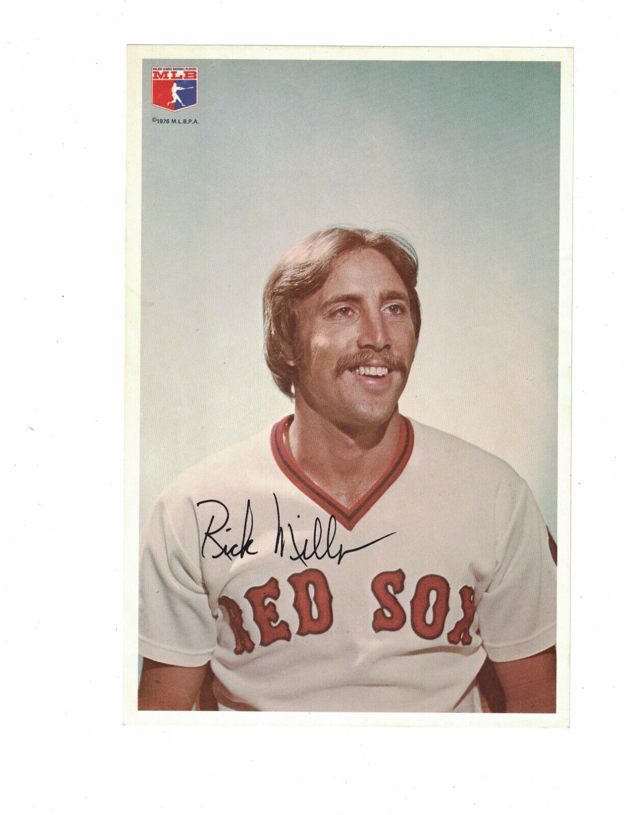 1976 Rick Miller Boston Red Sox Picture Pack 6 x 9