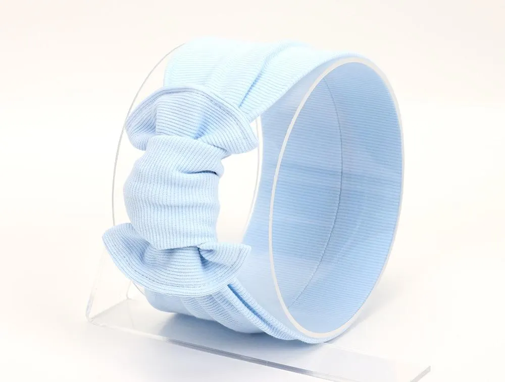 2020 Baby Stuff Accessories Kids Girl Baby Headband Toddler Lace Bow Flower Hair Band Ribbed Solid Headwear Photo Props