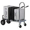 [US Local Warehouse] 2 in 1 Industrial Convertible Stair Climbing Car 1000 LBS Capacity Folding Hand Truck with Wheels for Transport & Moving