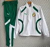 25/26 Senegal National Team White with Green Full zipper Windbreaker+ long pants