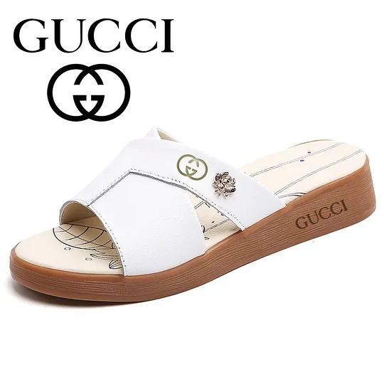 2024 GUCCI nové letní sandály s protiskluzovou měkkou podrážkou