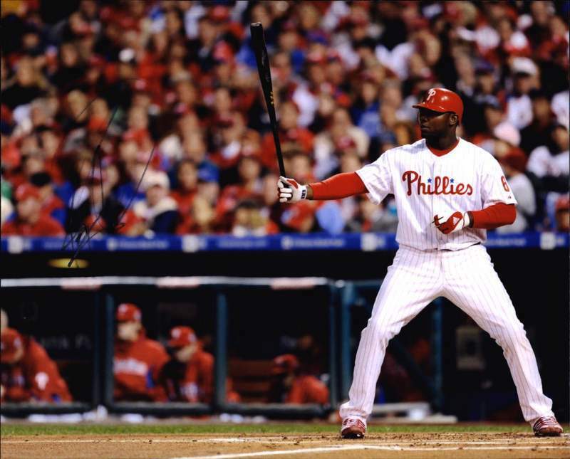 Ryan Howard authentic signed baseball 8x10 Photo Poster painting W/Cert Autographed (A0003)