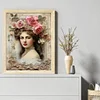 >SALE<Lady Printed Cross Stitch Kit 40x50cm DIY 11CT Thread Art Needlework Home Decor