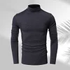 Gioiacombo&trade; Maglia a collo alto da uomo in tinta unita autunno e inverno