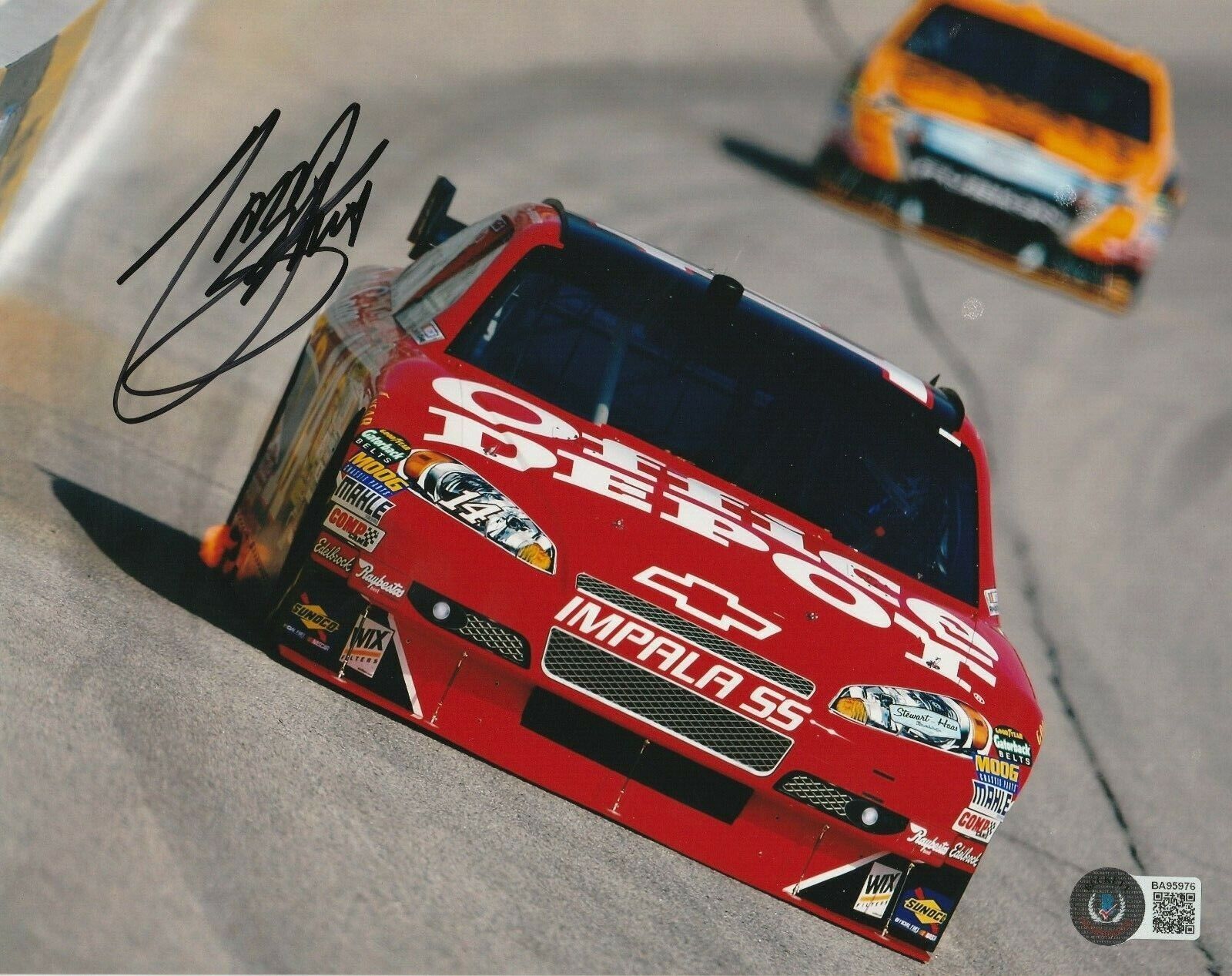 TONY STEWART Signed 8x10 Photo Poster painting with Beckett COA (BAS)