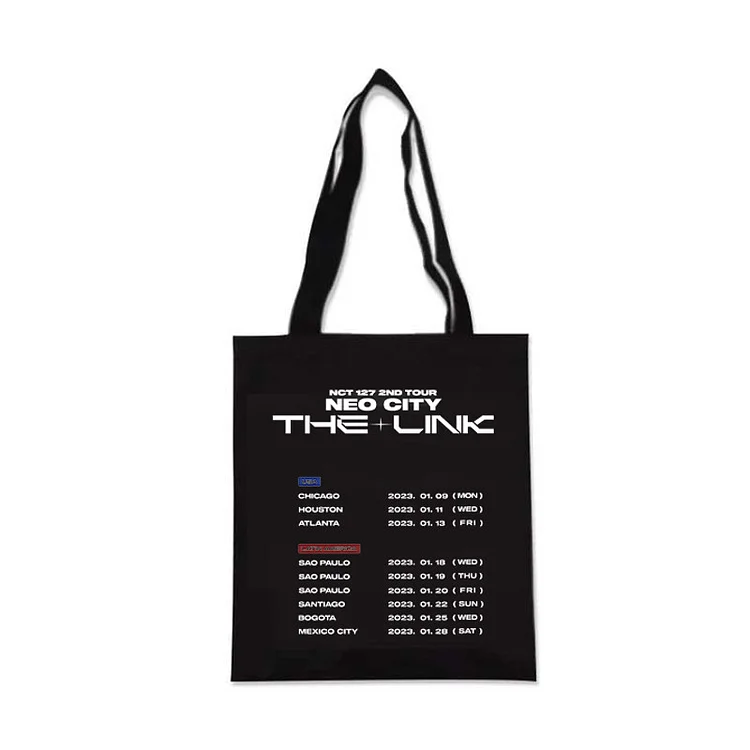 NCT 127 World Tour NEO CITY THE LINK City Tote Handbag