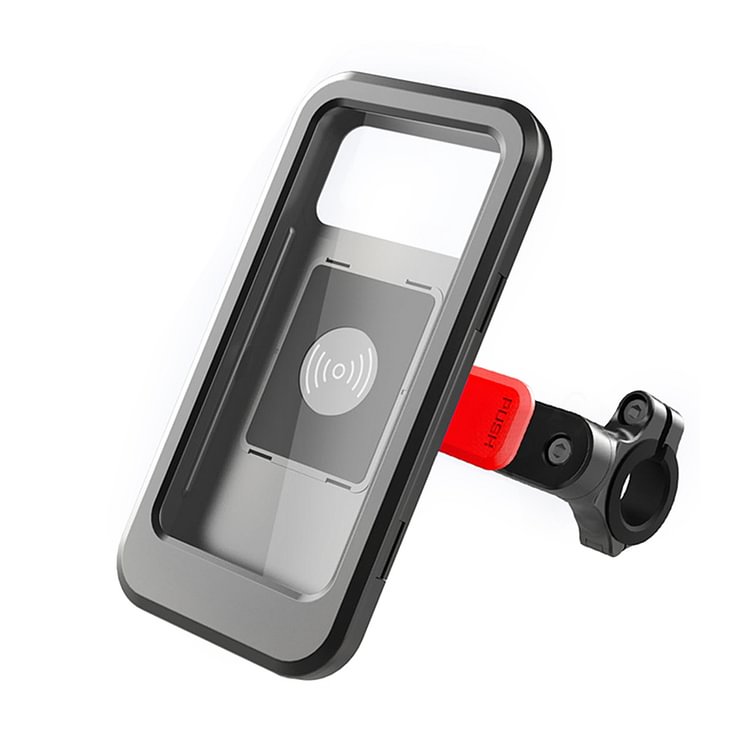 Bicycle Scooter Handlebar Phone Case Holder Wireless Charging Phone Bracket