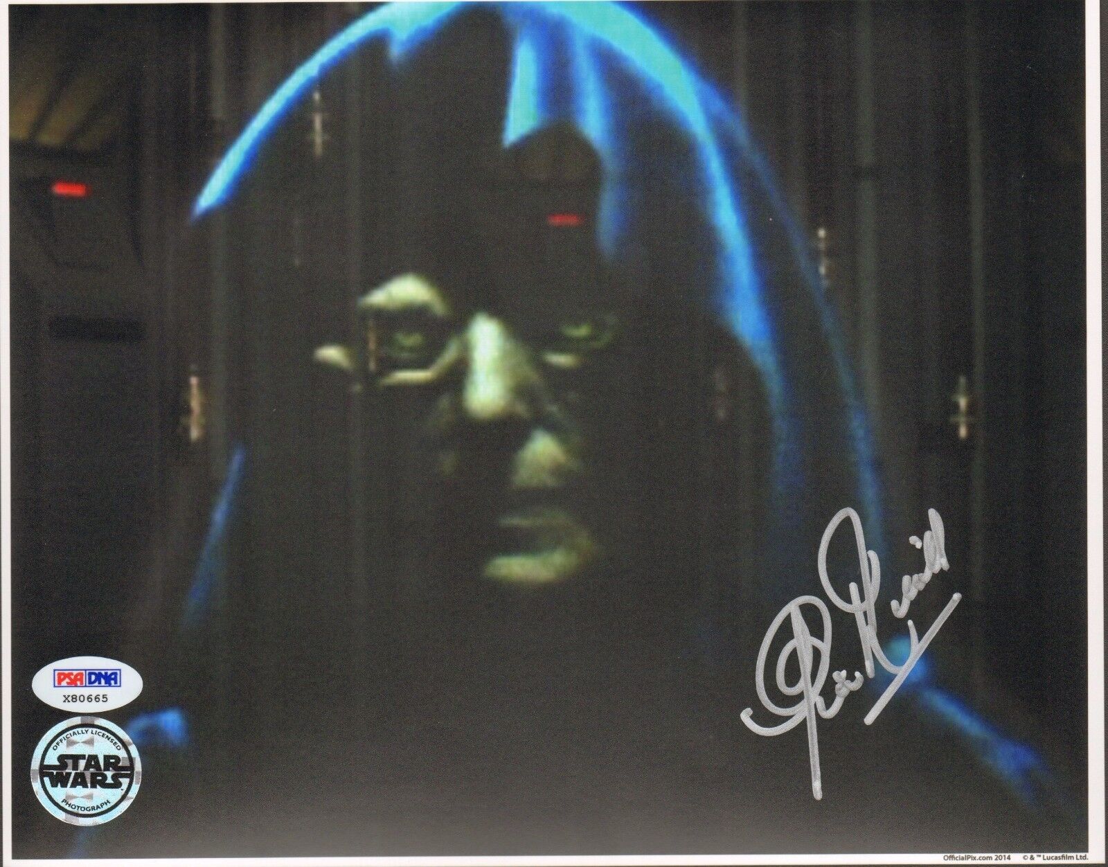 CLIVE REVILL Signed STAR WARS Emperor