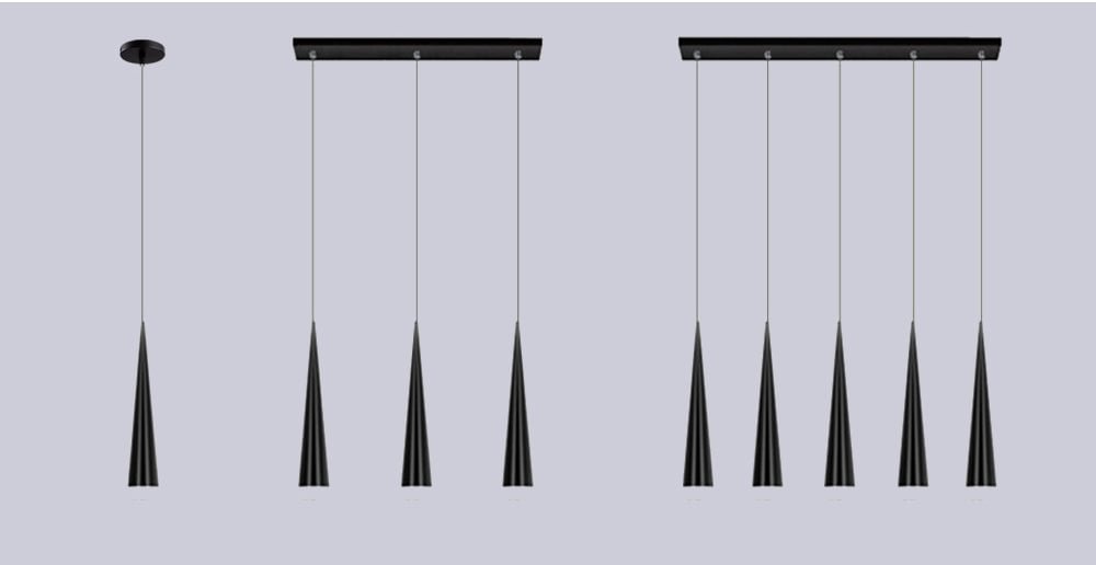 Simple Led Pendant Lights 5W Modern Led Conical Pendant Lamps Aluminum Hand Lighting Dining-Room Bar Restaurant Lamp