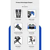 2 Sizes Archery Compound Bow Stand Lightweight Portable Rubber ABS Foldable Hunting Bow Holder Rack for Bowhunting Accessories