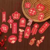 18PCS CNY Blessing Plants Hanging Paper Decors