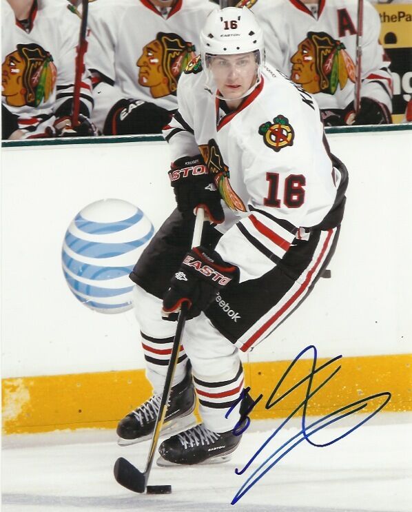 Chicago Blackhawks Marcus Kruger Signed Autographed 8x10 Photo Poster painting COA