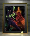 Evangelion Unit-01 under Tokyo Tower Decorative Painting - (EVA) Neon Genesis EVAngelion - H-TWO Studio