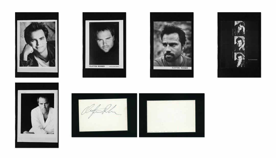 Clayton Rohner - Signed Autograph and Headshot Photo Poster painting set - Murder One