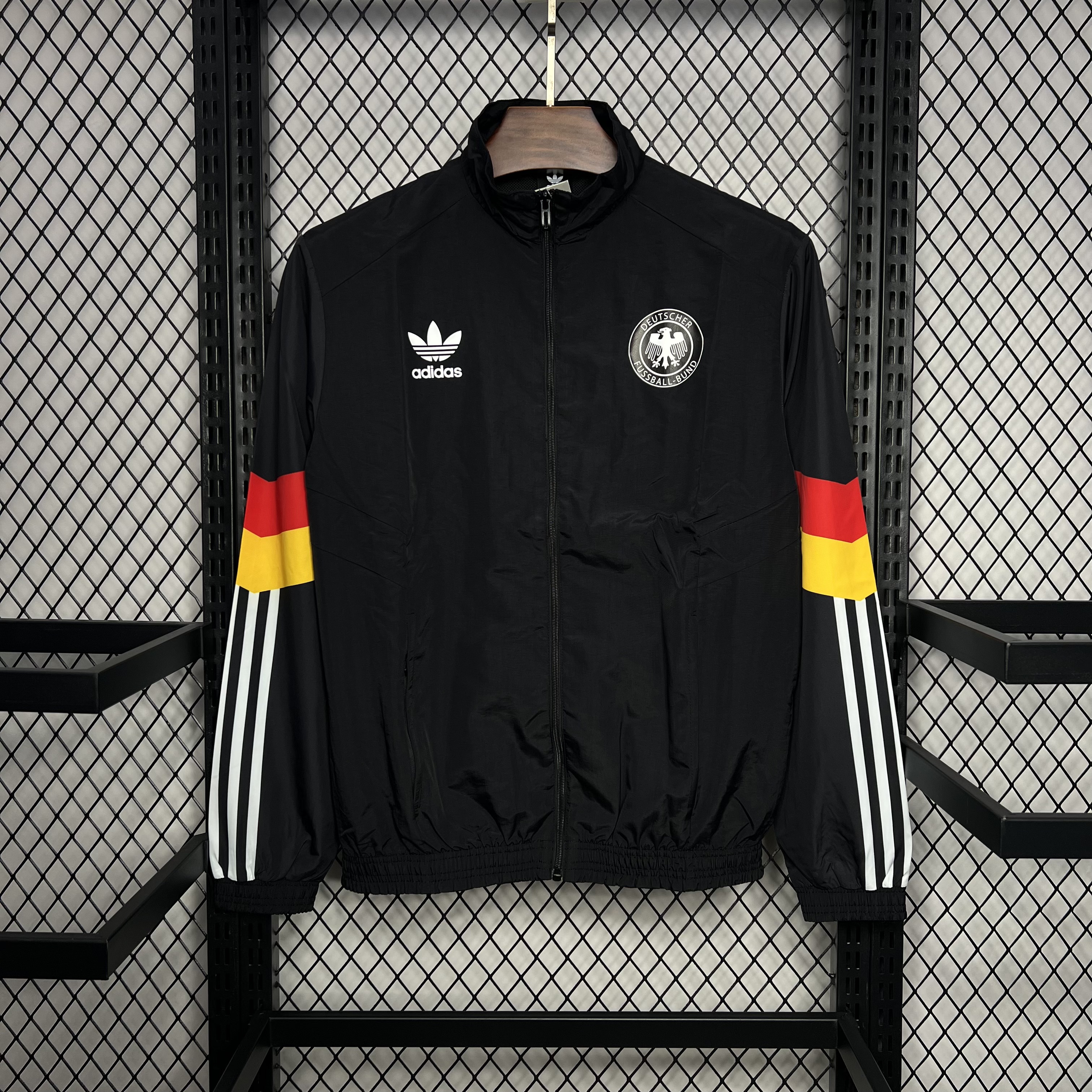Germany 2024 Black Windbreaker - Player Version
