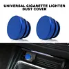 Car Cigarette Lighter Cover Dustproof Car Button Plugs Cap for Most Cars (Black)