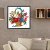 Diamond Painting-DIY Crystal Rhinestone Flower Basket(40x40cm)