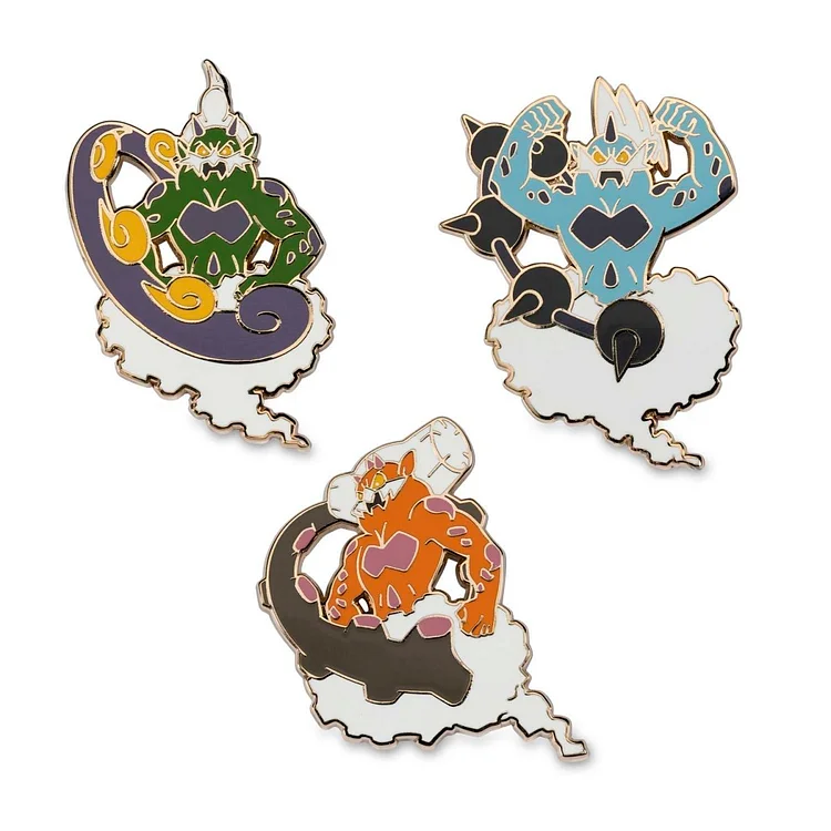 Tornadus, Thundurus & Landorus Pokémon Pins (3-Pack)