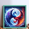 Tai Chi-Ice Fire Phoenix-11CT Stamped Cross Stitch 45*45cm/17.72*17.72in
