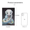 5D Diamond Mosaic Notebook 50 Pages DIY Partial Special Shaped Drill Journal A5 Chinese Zodiac Notebook Kit
