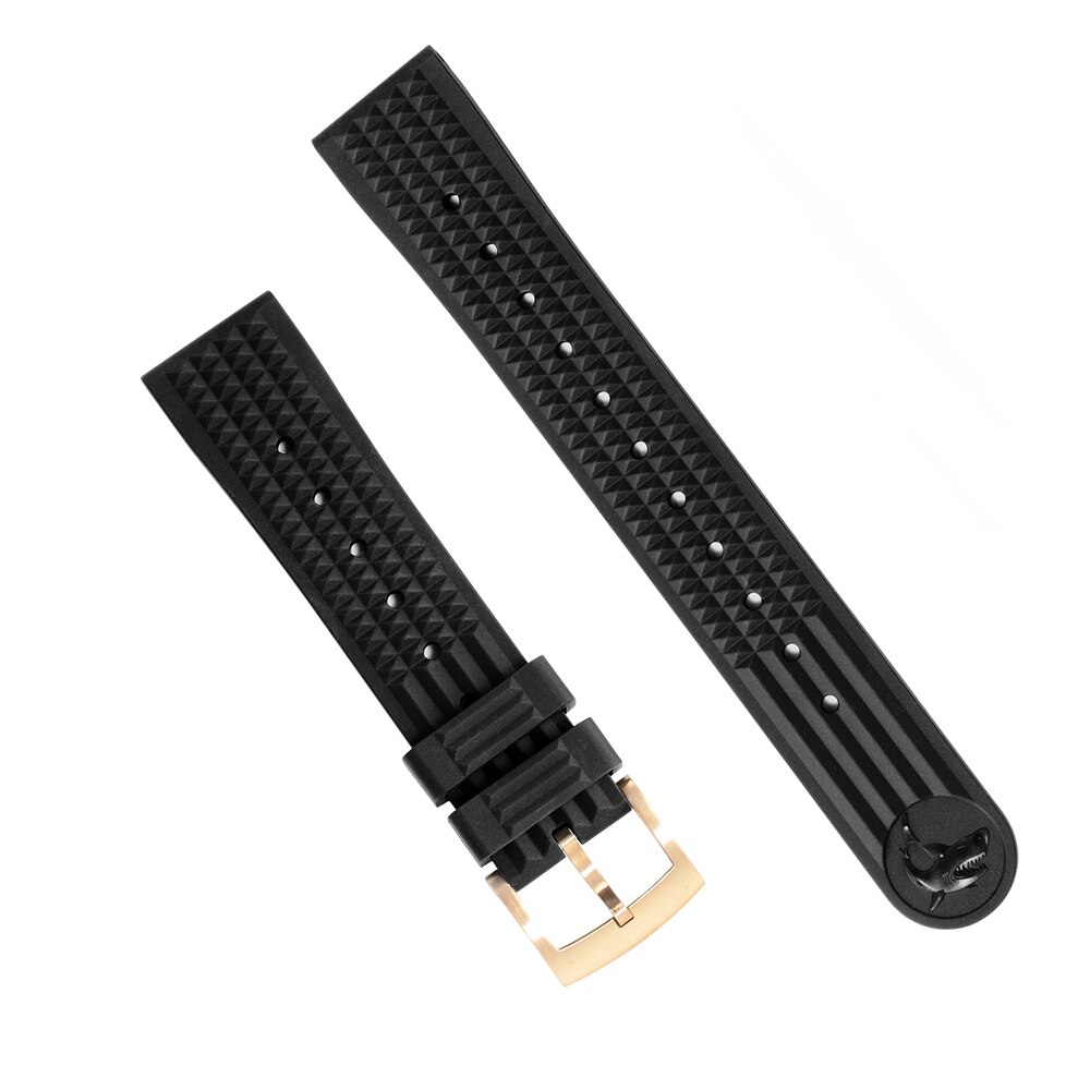San Martin Watch Parts Waterproof Fluorine Rubber Strap San Martin Watch san martin watchSan Martin Watch