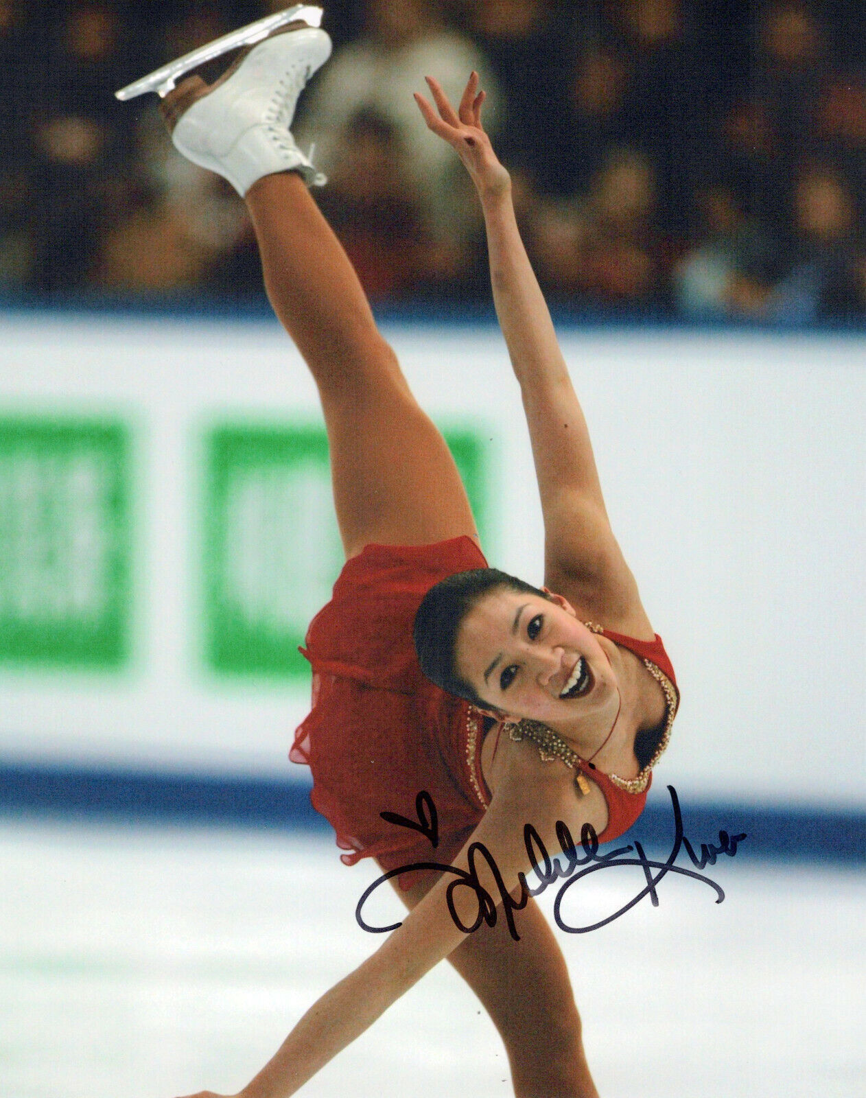 Michelle Kwan Olympic Ice Skater autographed Photo Poster painting signed 8x10 #6 gold medalist