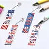 4Pcs Special Shaped Independence Day Diamond Painting Bookmark