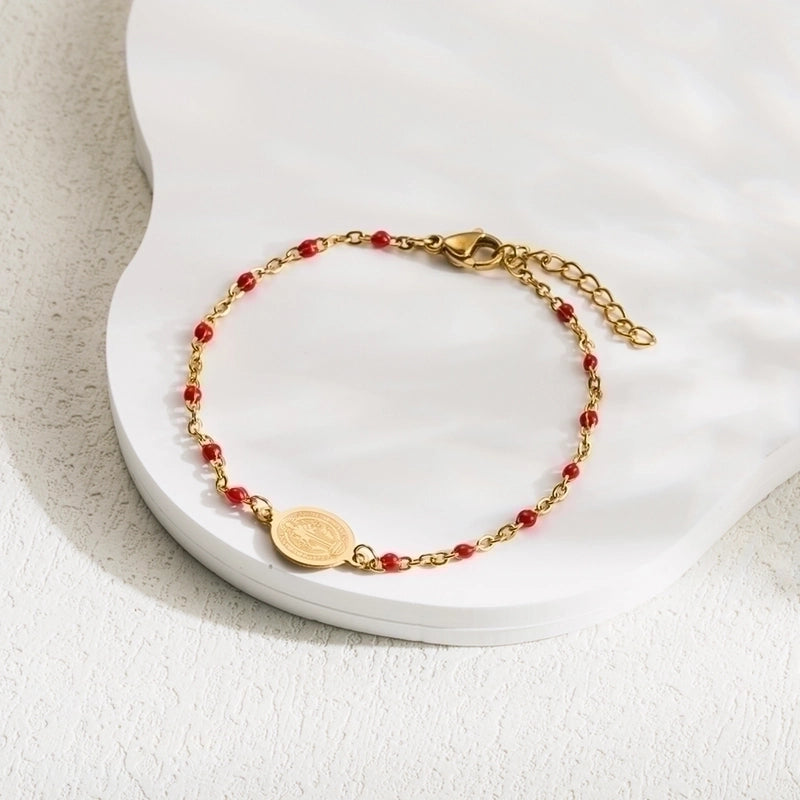 3 Pieces Ethnic Style Virgin Mary 304 Stainless Steel Stainless Steel Bracelets In Bulk