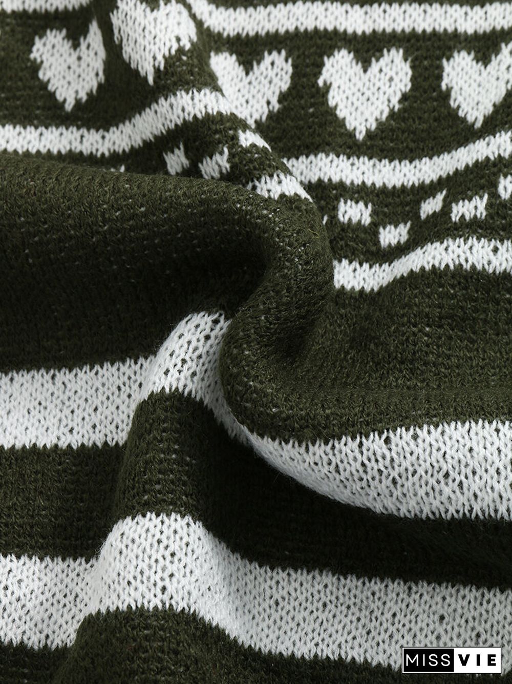 Christmas Snowflake Pattern Turtleneck Long Sleeve Knit Sweater