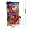 Dragon-Full Round Diamond Painting(30x50cm)