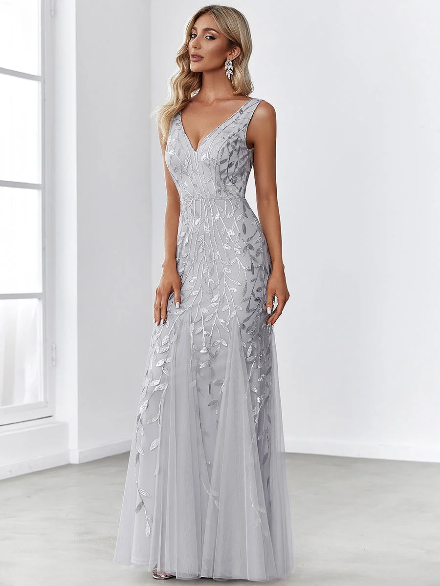 Classic Fishtail Sequin Wholesale Evening Dresses for Women