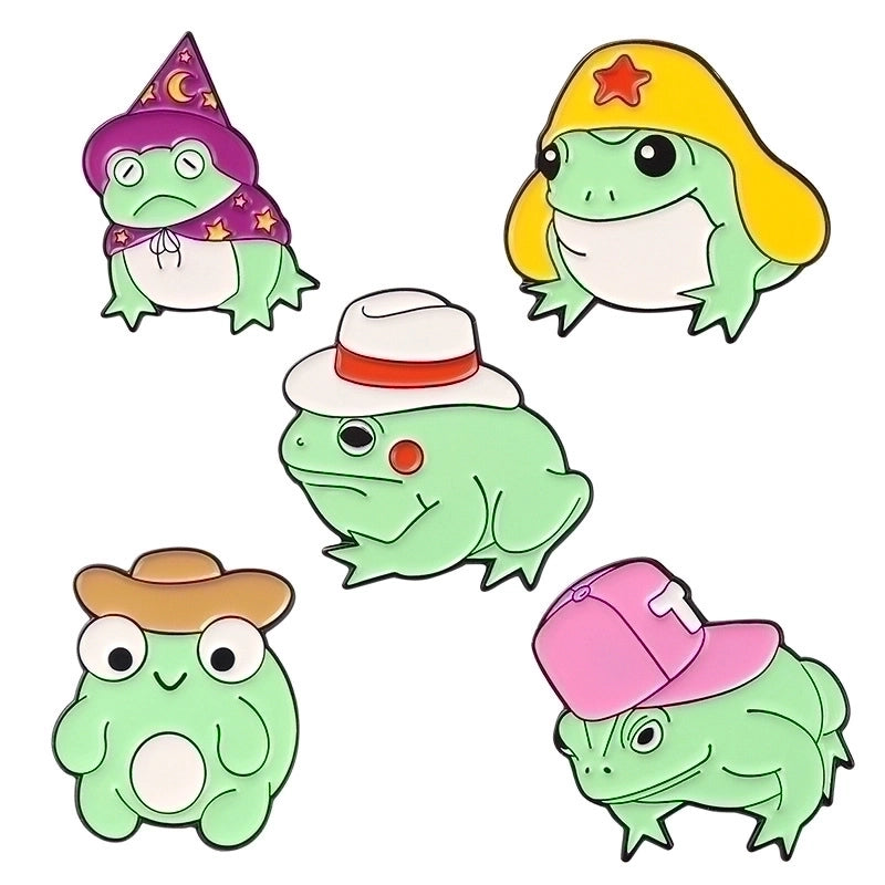 Fashion Pin Frog Alloy Plating Unisex Brooches