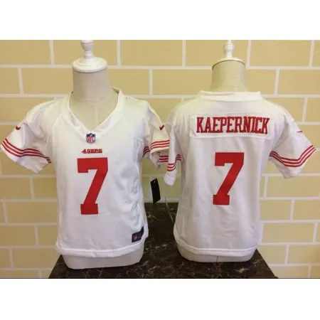 Toddler  San Francisco 49ers #7 Colin Kaepernick White Stitched NFL Jersey