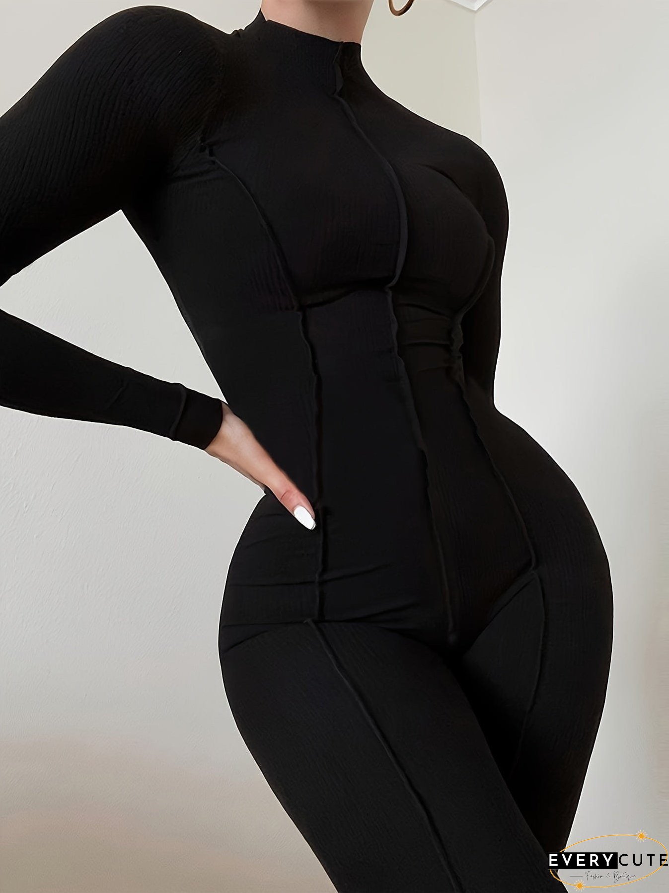 Modern Knit Jumpsuit Set for Women