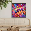 Diamond Painting-DIY Full Round Drill Love(40*40 CM)