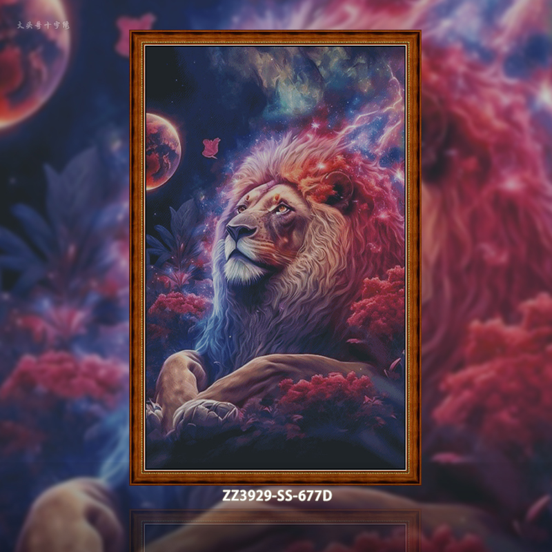 [ZZ3929-Star Lion King] Painting Fairy Cross Stitch