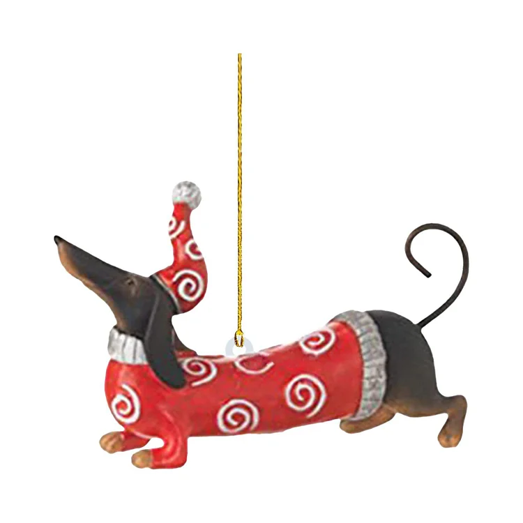 Cute Sausage Dog Pendant Decoration