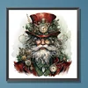 (US Only)Paint By Numbers Kit On Canvas DIY Oil Art Santa Claus Picture Home Decor40x40cm
