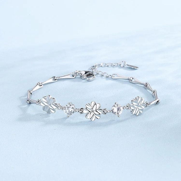 Love Car Flower Clover Bracelet