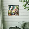 Diamond Painting-DIY Full Round Drill Garden Old Lady