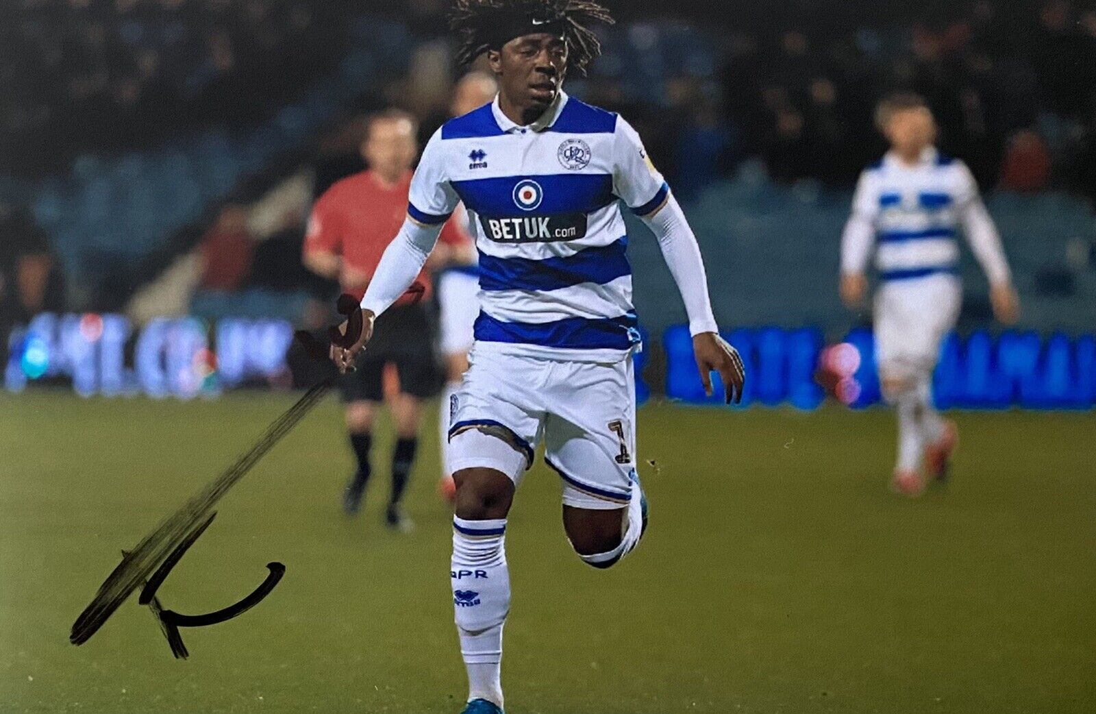 Eberechi Eze Genuine Hand Signed QPR 6X4 Photo Poster painting