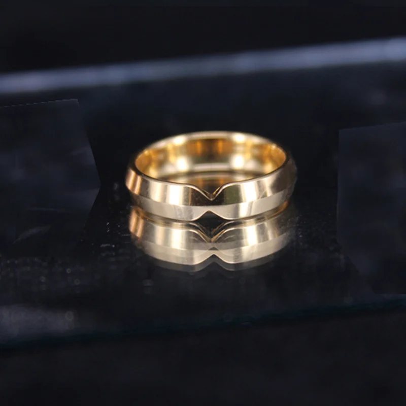 5MM Women's Or Men's Rose Gold/Gold/Silver Tungsten Carbide Rings Polished