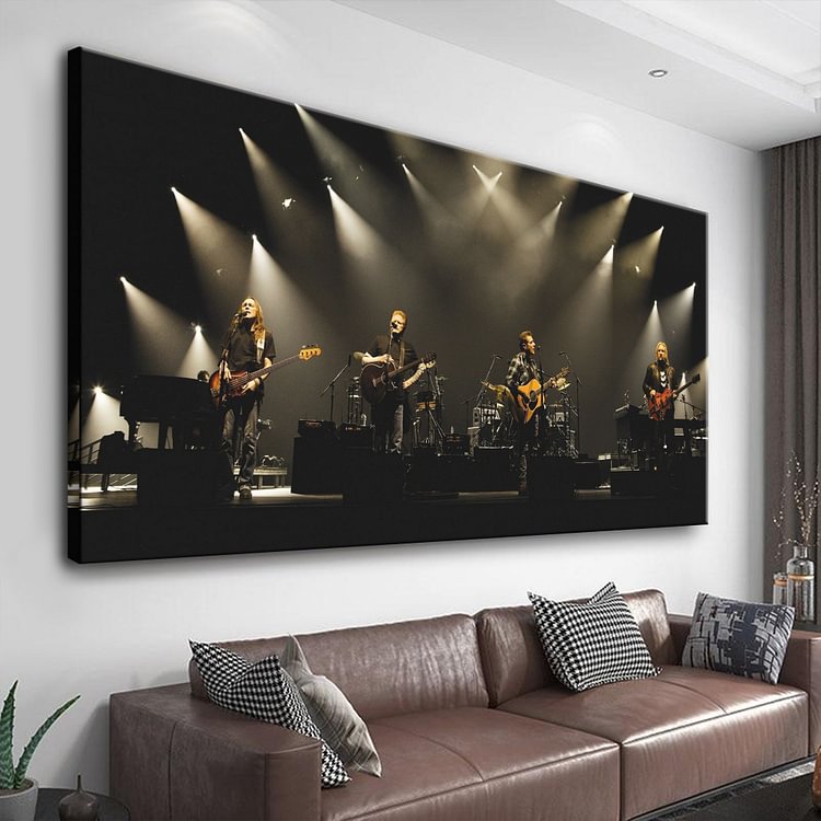 Eagles Concert Living Canvas Wall Art