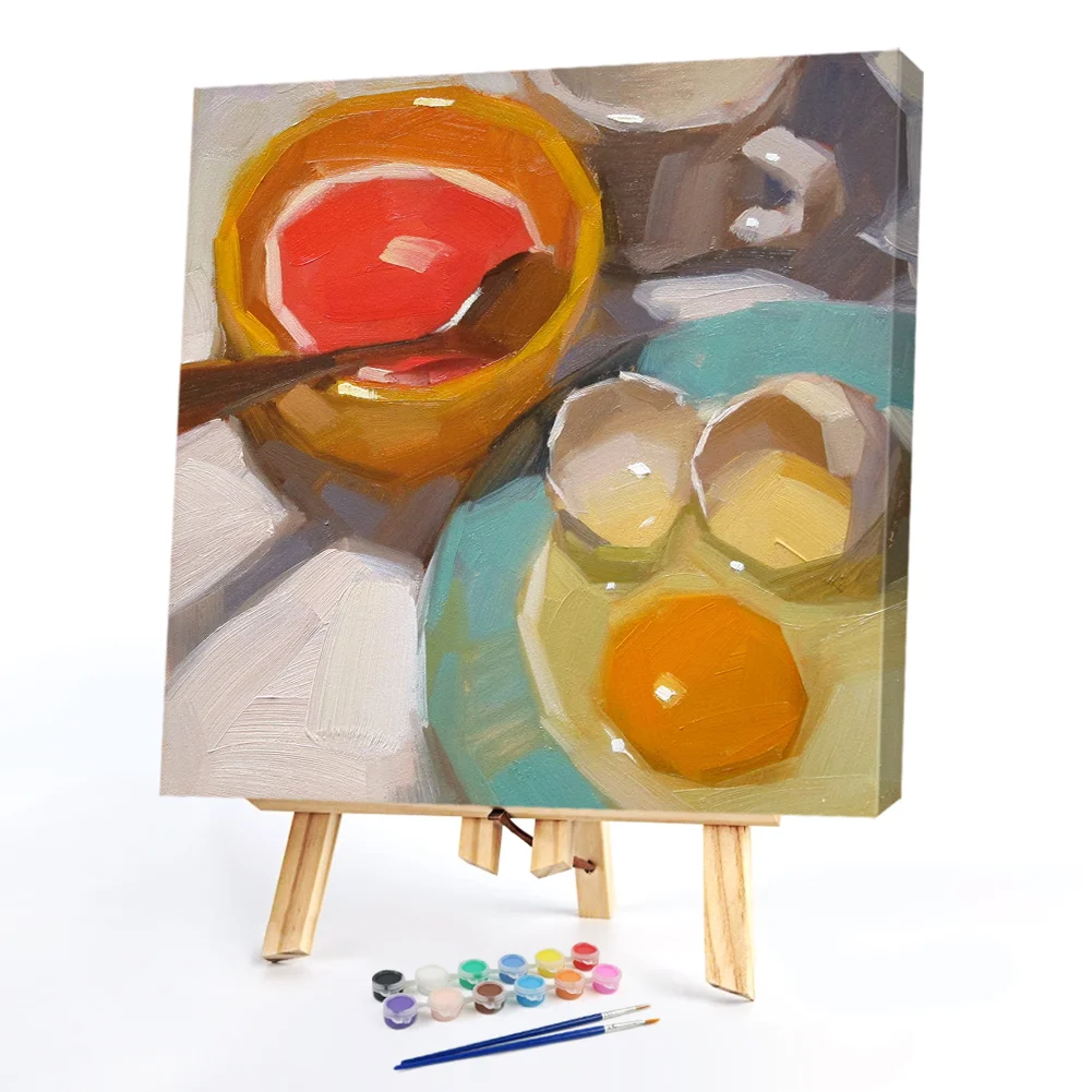 Eggs Fruits - Paint By Numbers(40*40CM)